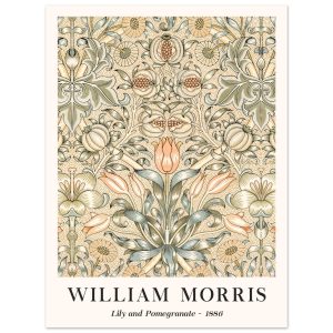 Artfulprints Poster William Morris – Lily and pomegranate 1886 – 30×40