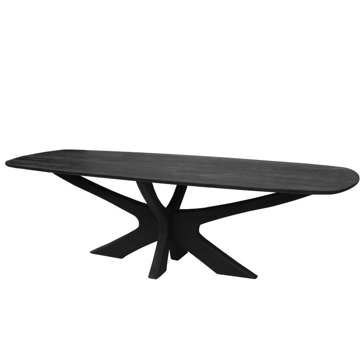 Brix eetkamertafel Montreaux - zwart - mangohout - 250cm