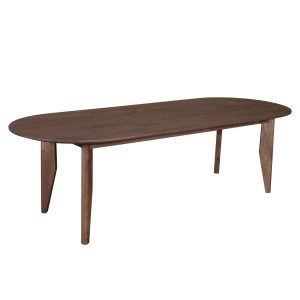 DÉJA Living Eettafel Maikel – Ovaal Donkerbruin Hout – 220x100x76cm DÉJA Living Eettafel Maikel – Ovaal Donkerbruin Hout – 220x100x76cm