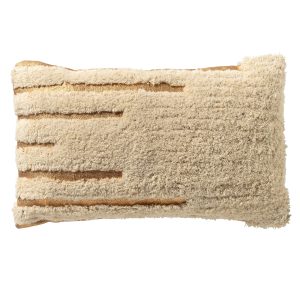 JIZZA – kussenhoes 30×50 cm – 100% katoen – hoogpolig – Tofu – beige JIZZA – kussenhoes 30×50 cm – 100% katoen – hoogpolig – Tofu – beige