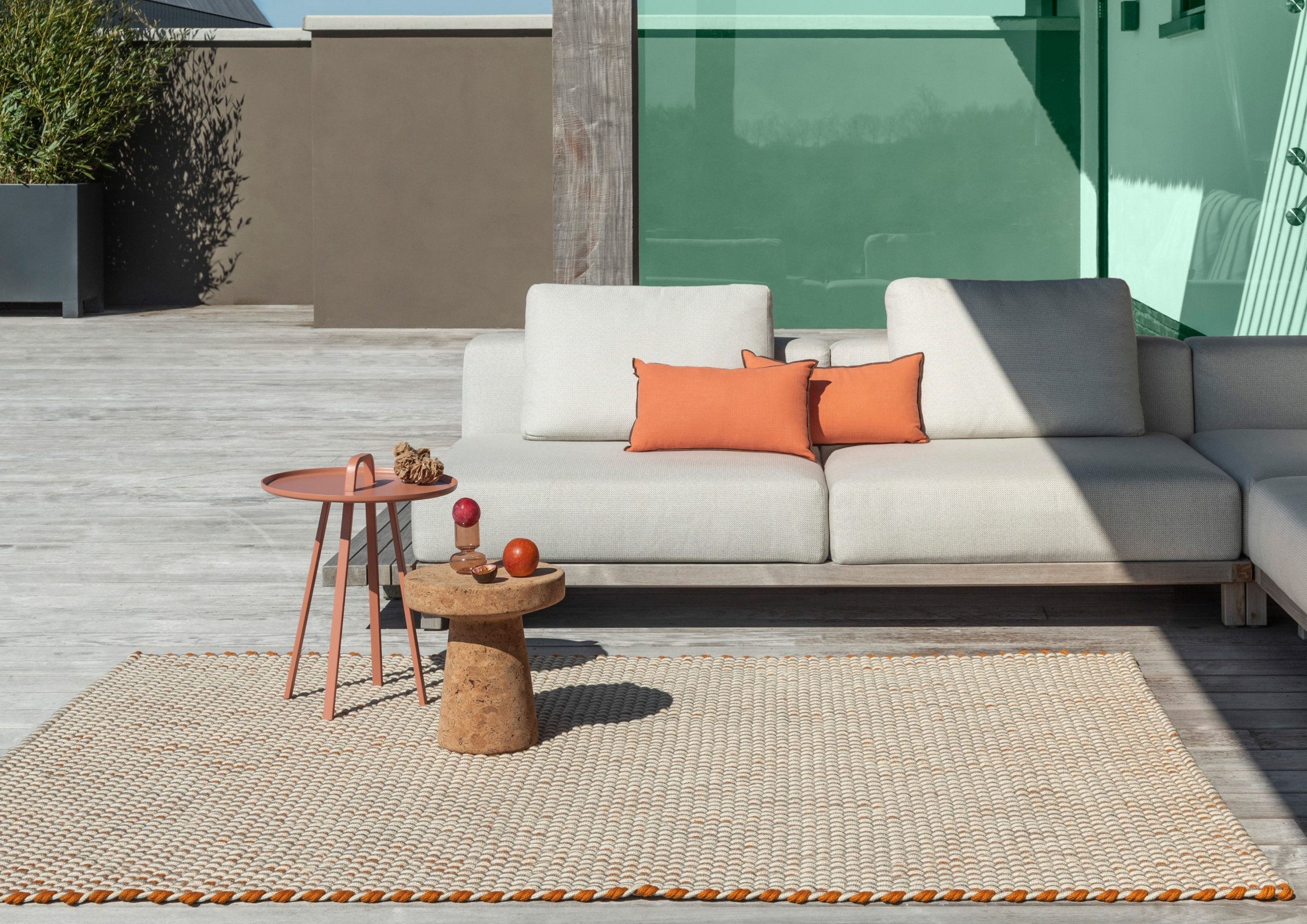 Vloerkleed Brink en Campman Lace Tri-colore White/San/Ma outdoor 49690