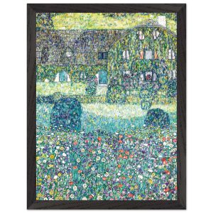Artfulprints Poster met Lijst Gustav Klimt – Country house by the Atte Artfulprints Poster met Lijst Gustav Klimt – Country house by the Atte