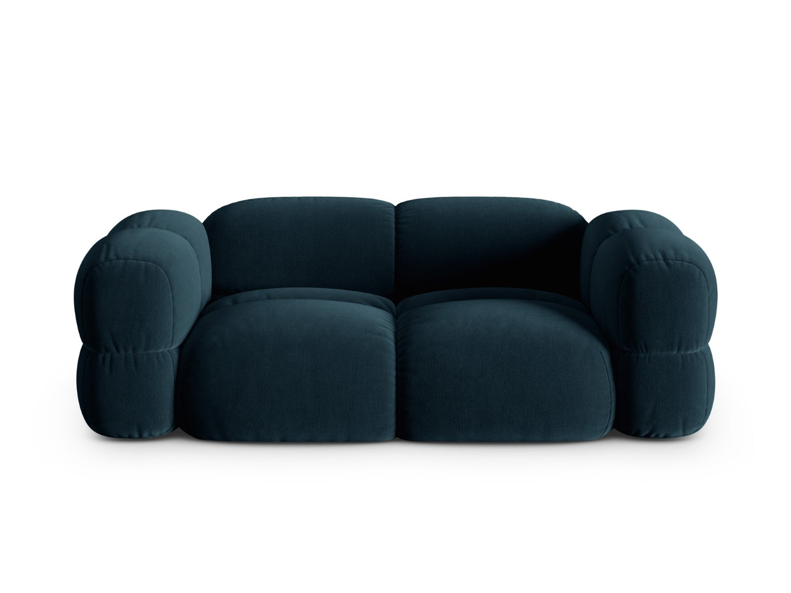 Cosmopolitan Design Bank Loretto 3-zits, flueel diepe olie - 100x210x6