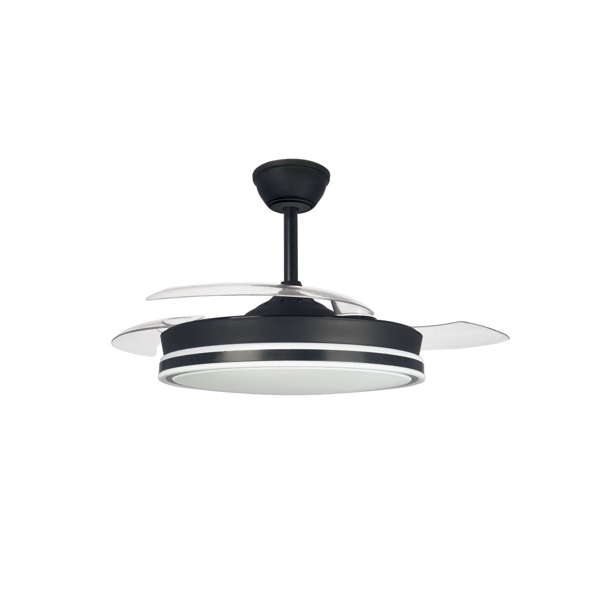 CristalRecord plafondventilator Supereco - 1 lichts - 106 x 42 cm - zw