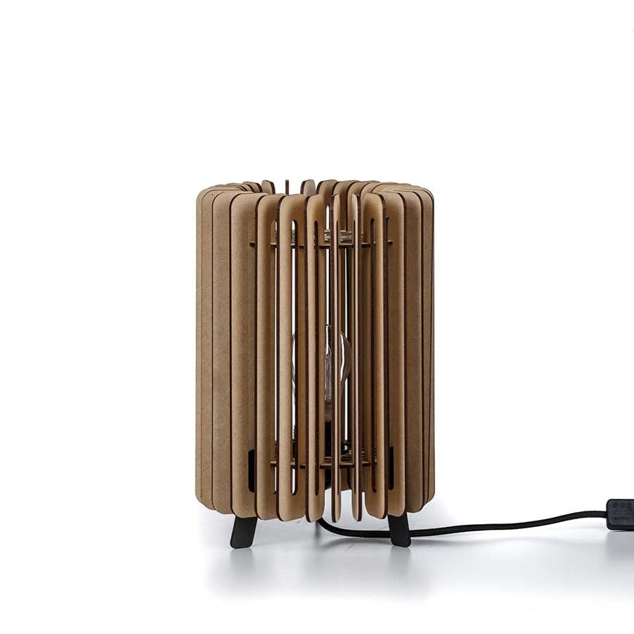 Blij Design tafellamp Edge - 1 lichts - 19.5 x 27 cm - beige