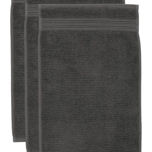 Beddinghouse Sheer – Gastendoekje – set van 3 – 30×50 cm – Antraciet Beddinghouse Sheer – Gastendoekje – set van 3 – 30×50 cm – Antraciet