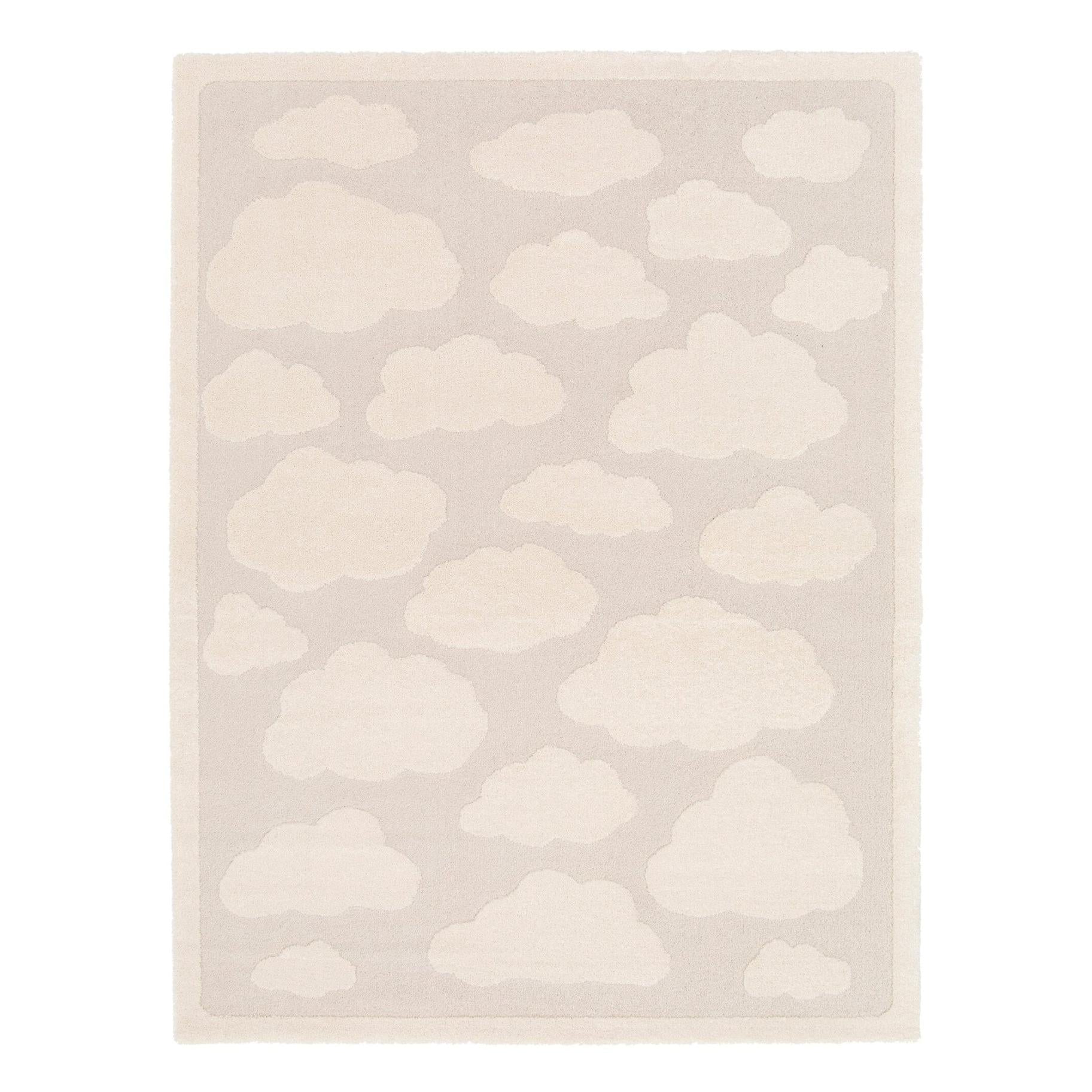 AFK Living vloerkleed Nuages - reliëfeffect - beige - 120 x 170 cm