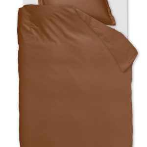Ambiante Satin Uni dekbedovertrek – Eenpersoons – 140×200/220 cm – Bru Ambiante Satin Uni dekbedovertrek – Eenpersoons – 140×200/220 cm – Bru