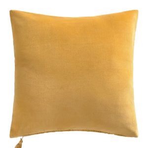 Calma House Kussenhoes Velour – Mosterd – 45×45