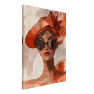 Artfulprints Canvas Timeless fashion portrait canvas – 50×70 cm – beig Artfulprints Canvas Timeless fashion portrait canvas – 50×70 cm – beig
