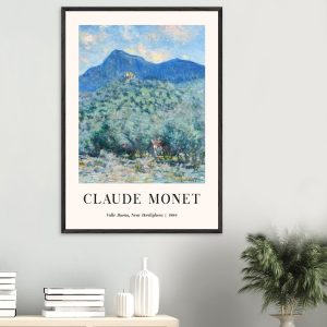 Artfulprints Poster Claude Monet – Valle Buona, near Bordighera – 70×1 Artfulprints Poster Claude Monet – Valle Buona, near Bordighera – 70×1