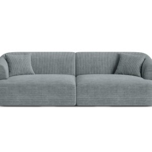 Cosmopolitan Design Modulaire bank Campi 4-zits, ribfluwelen donkergri Cosmopolitan Design Modulaire bank Campi 4-zits, ribfluwelen donkergri