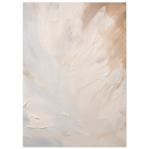 Artfulprints Poster Abstract – Skyfall 2 – 50×70 cm – Taupe