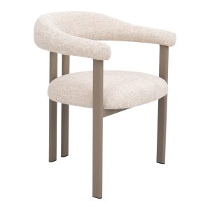 DÉJA Living Eetkamerstoel Odense – Stof – Beige/Taupe – Set van 2 DÉJA Living Eetkamerstoel Odense – Stof – Beige/Taupe – Set van 2