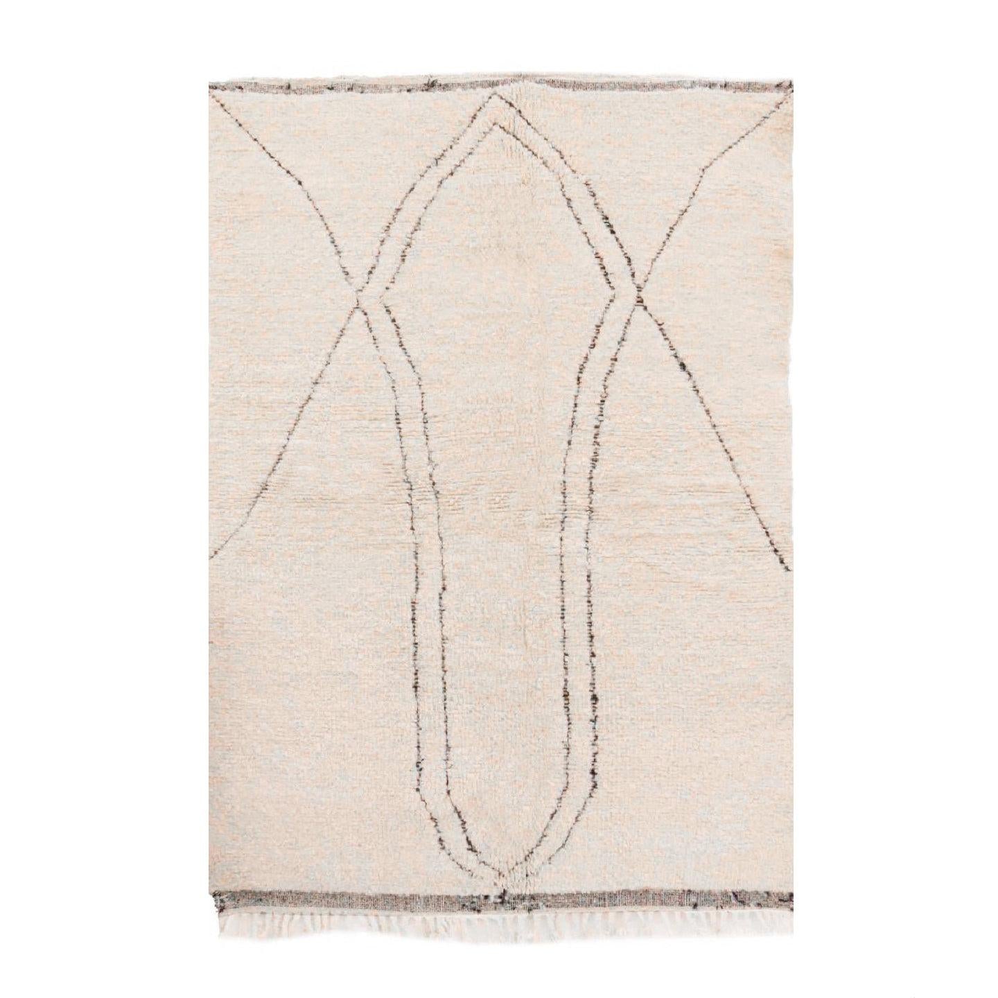 AFK Living vloerkleed Berber - handgemaakt - Wol - 163 x 242 cm