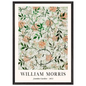 Artfulprints Poster met Lijst William Morris – Jasmine garden – 50×70