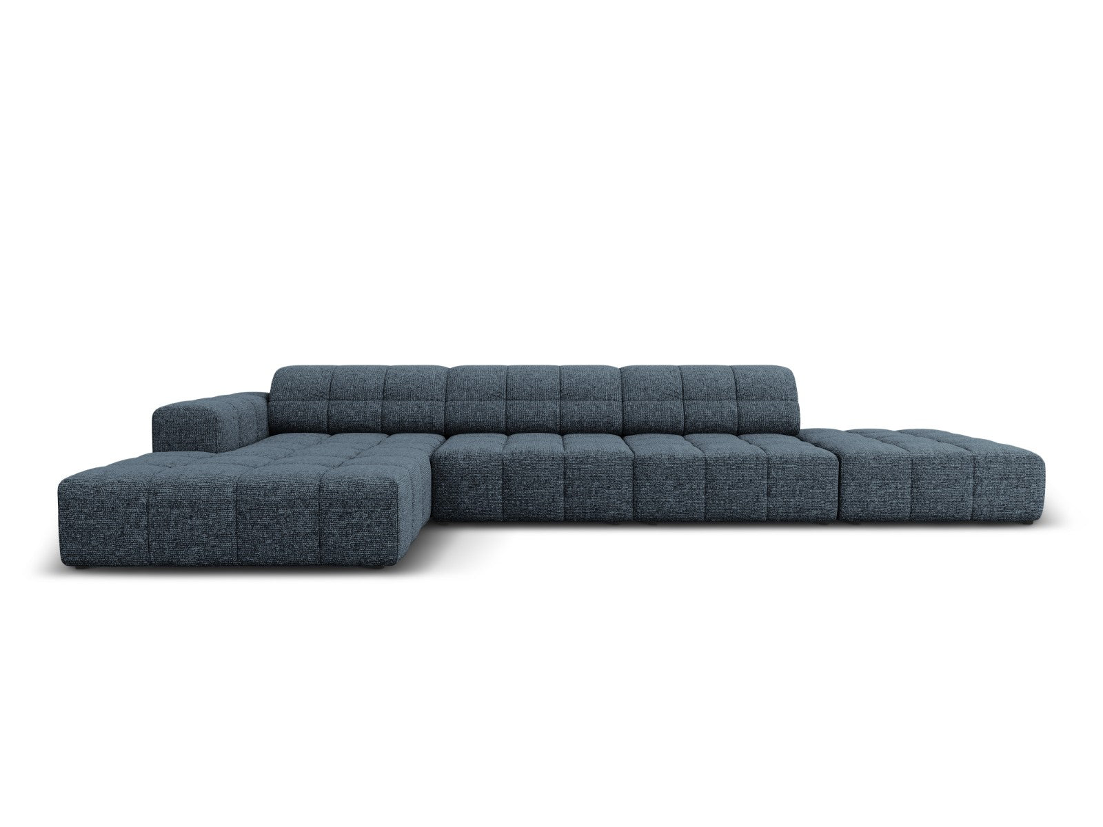 Cosmopolitan Design linker hoekbank Chicago 5-zits, chenille koningsbl