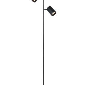 Artdelight vloerlamp Megano – 2 lichts – 25 x 150 cm – zwart Artdelight vloerlamp Megano – 2 lichts – 25 x 150 cm – zwart