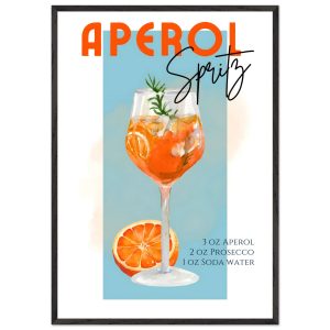 Artfulprints Poster met Lijst Aperol Spritz – Blue – 70×100 cm – Blauw Artfulprints Poster met Lijst Aperol Spritz – Blue – 70×100 cm – Blauw