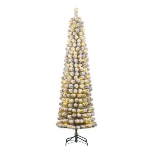 Black Box Trees Charlton Smalle Kunstkerstboom met Warm Witte LED Verl Black Box Trees Charlton Smalle Kunstkerstboom met Warm Witte LED Verl