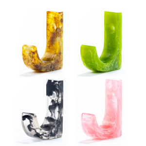 Brût Homeware | Set van 4 Kapstokhaken | Pavone | Mix Brût Homeware | Set van 4 Kapstokhaken | Pavone | Mix