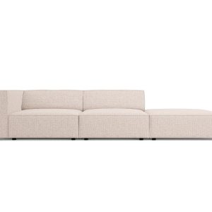 Cosmopolitan Design Rechte bank Arendal 4-zits, chenille, beige – 102x Cosmopolitan Design Rechte bank Arendal 4-zits, chenille, beige – 102x