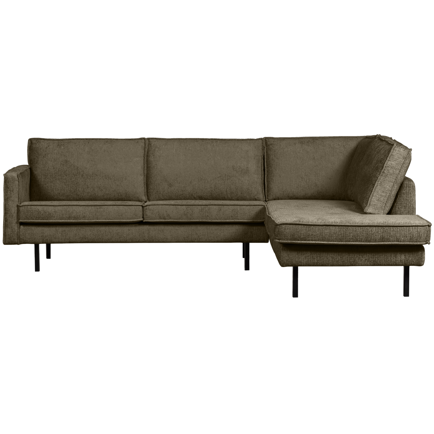 WOOOD hoekbank rechts Rodeo - Velvet - Bonsai - 85x266x213