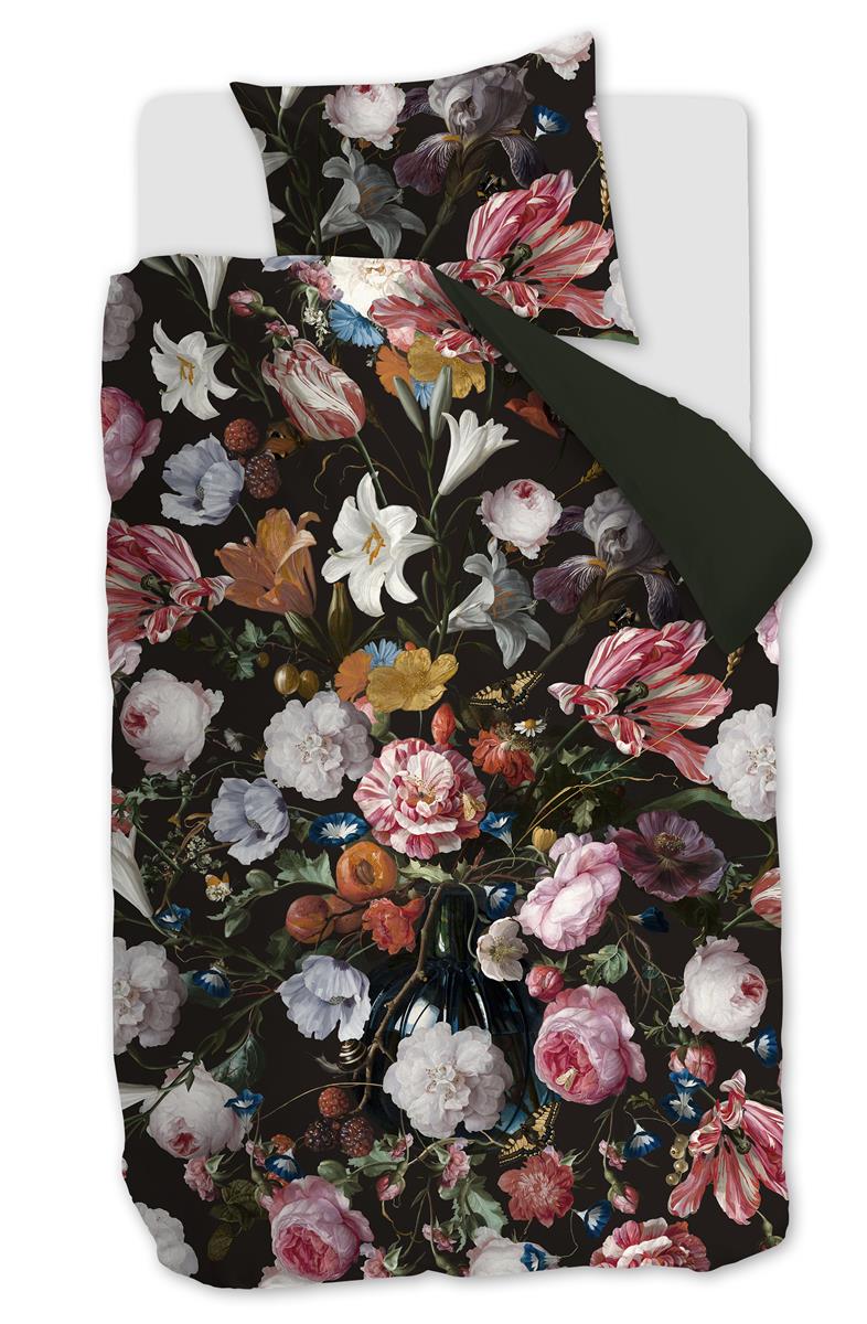 Ambiante Flowerbomb dekbedovertrek - Eenpersoons - 140x200/220 cm - Mu