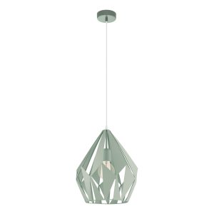 EGLO hanglamp Carlton-P – Ø31 cm – e27 – groen EGLO hanglamp Carlton-P – Ø31 cm – e27 – groen
