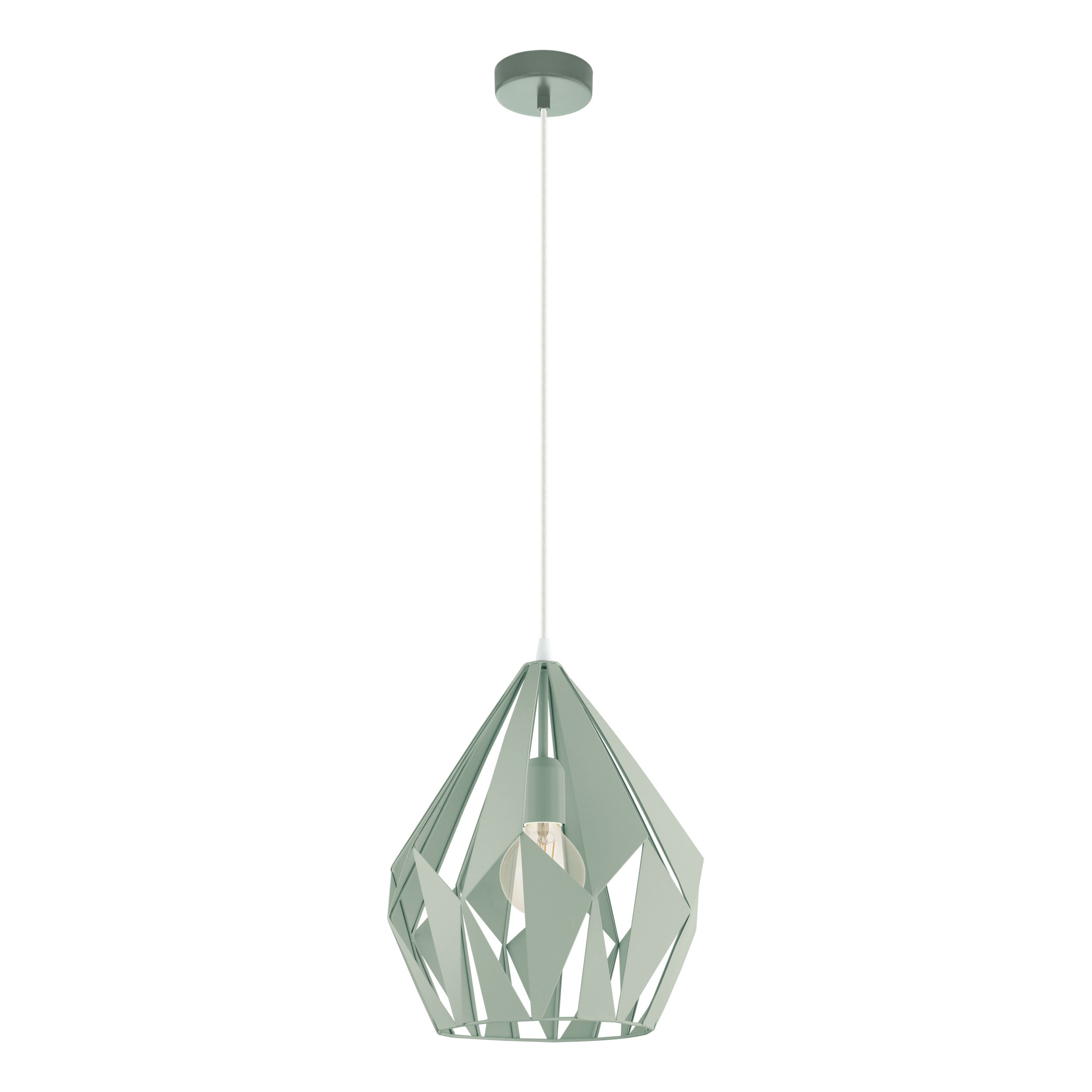 EGLO hanglamp Carlton-P - Ø31 cm - e27 - groen