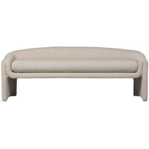 WOOOD bankje Zone – Polyester – Beige – 58x160x55 WOOOD bankje Zone – Polyester – Beige – 58x160x55