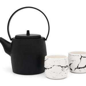 Bredemeijer – Giftset Kobe 1,2L met 2 porseleinen mokken Bredemeijer – Giftset Kobe 1,2L met 2 porseleinen mokken