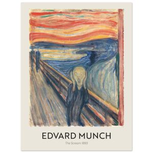 Artfulprints Edvard Munch – The Scream 1893 poster 30×40 cm Artfulprints Edvard Munch – The Scream 1893 poster 30×40 cm