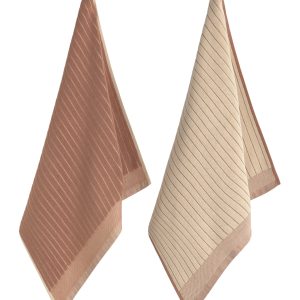 Calma House Keukenhanddoeken (set van 2 stuks) Lisboa – Bruin – 50×50 Calma House Keukenhanddoeken (set van 2 stuks) Lisboa – Bruin – 50×50