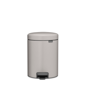 Brabantia NewIcon Pedaalemmer, 5 liter, kunststof binnenemmer – Soft G Brabantia NewIcon Pedaalemmer, 5 liter, kunststof binnenemmer – Soft G