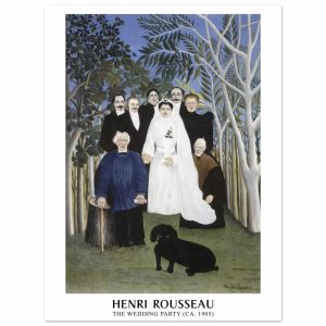 Artfulprints Poster Henri Rousseau – The wedding party – 30×40 cm – Me
