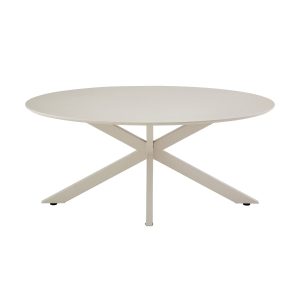 DÉJA Living Eettafel Gimo – Ovaal Beige HPL – 160x100x76cm DÉJA Living Eettafel Gimo – Ovaal Beige HPL – 160x100x76cm