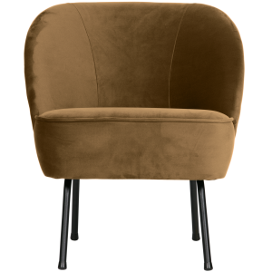 WOOOD fauteuil Vogue – Velvet – Honing Geel – 69x57x70 WOOOD fauteuil Vogue – Velvet – Honing Geel – 69x57x70