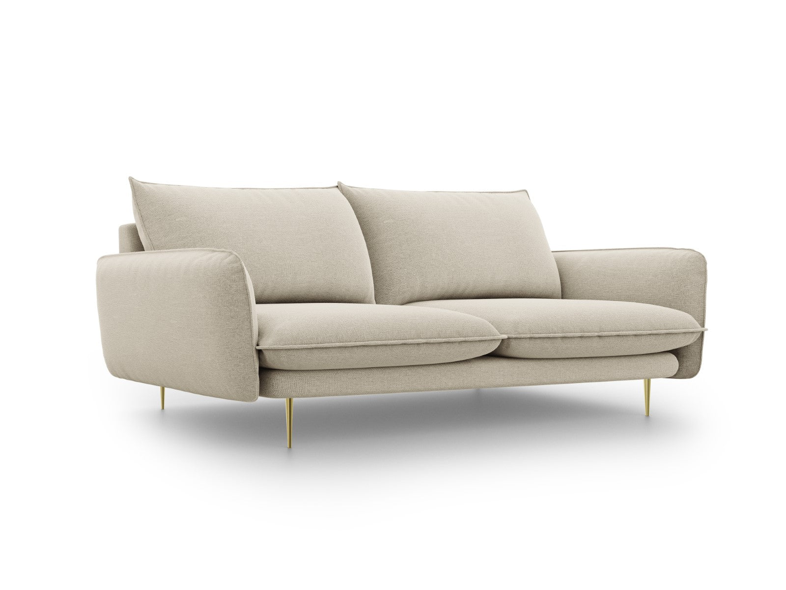 Cosmopolitan Design Bank Vienna 3-zits, structurele stof, beige - 92x2