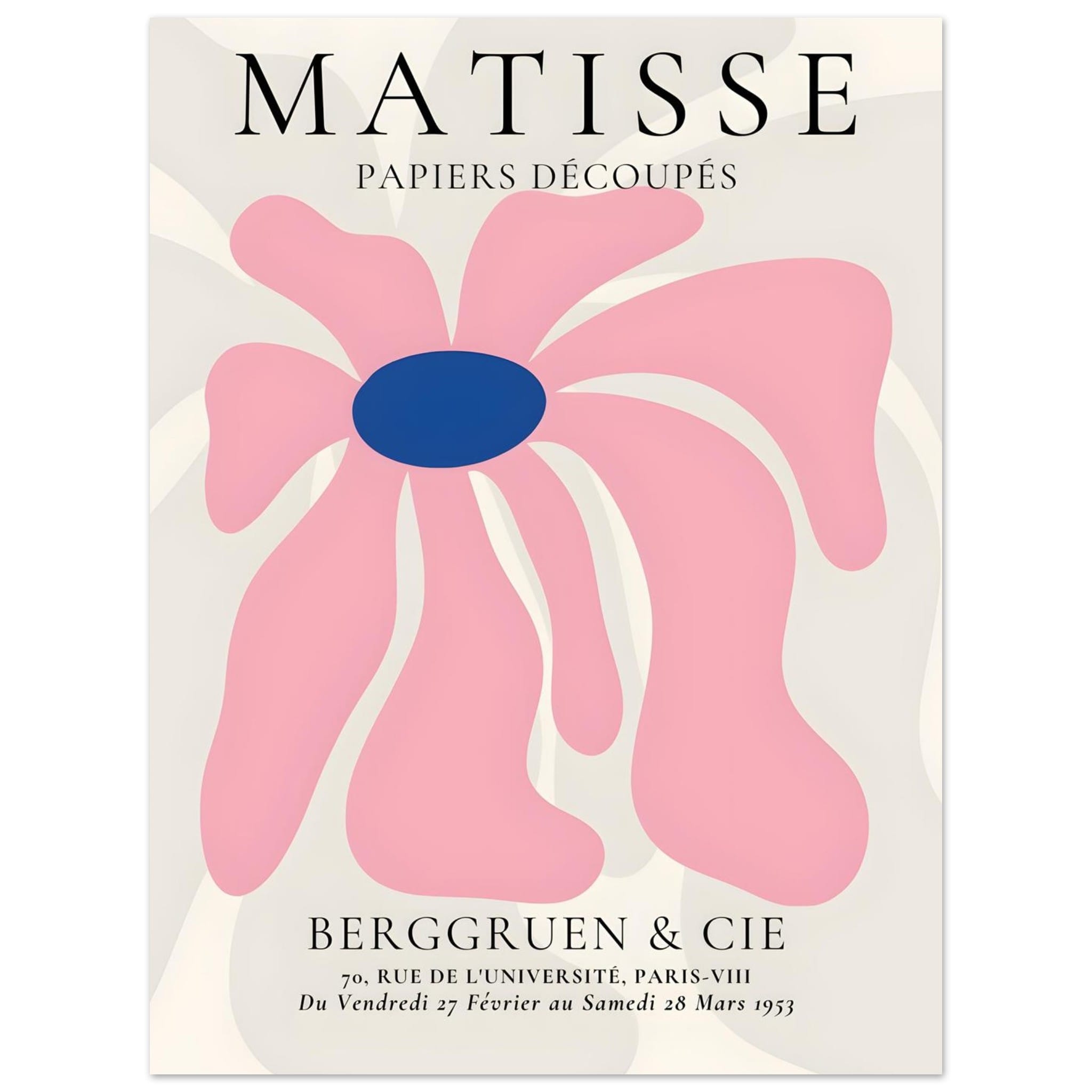 Artfulprints Poster Matisse - Pink floral dream - 30x40 cm - Roze
