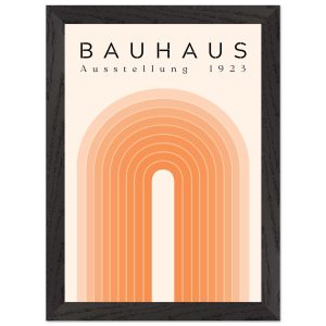 Artfulprints Poster met Lijst Bauhaus – Orange rainbow – A4 21×29.7 cm Artfulprints Poster met Lijst Bauhaus – Orange rainbow – A4 21×29.7 cm