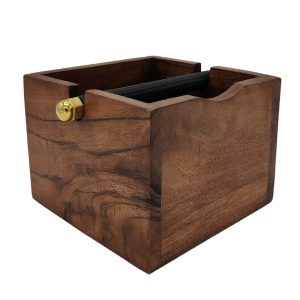 Brût Homeware uitklopbak – hout – messing Brût Homeware uitklopbak – hout – messing