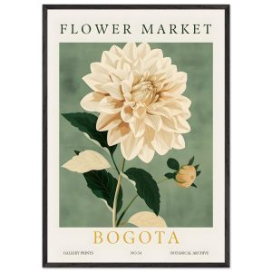 Artfulprints Poster met Lijst Flower market – Bogota – 70×100 cm – Gro Artfulprints Poster met Lijst Flower market – Bogota – 70×100 cm – Gro