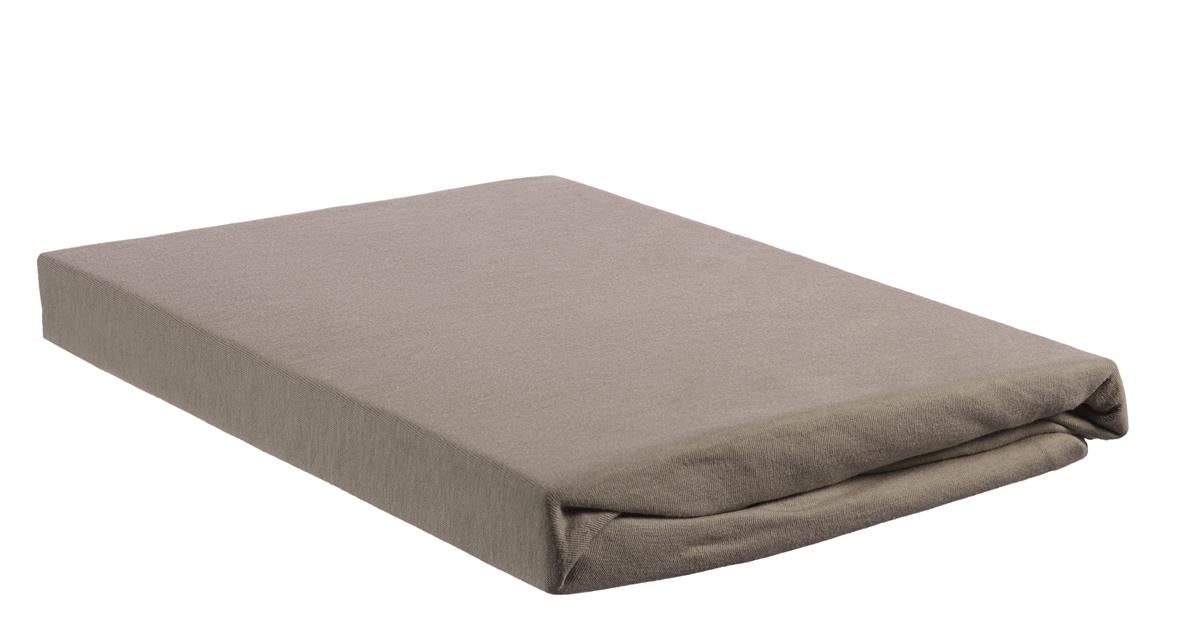 Beddinghouse - Jersey - Hoeslaken - 180x220 cm - Taupe