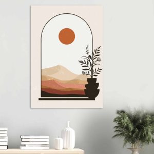 Artfulprints Poster Boho – Serene horizon – 70×100 cm – Meerkleurig Artfulprints Poster Boho – Serene horizon – 70×100 cm – Meerkleurig