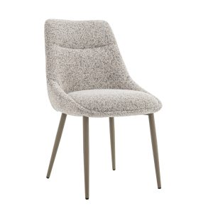 DÉJA Living Eetkamerstoel Malou – Beige/Taupe – Set van 2
