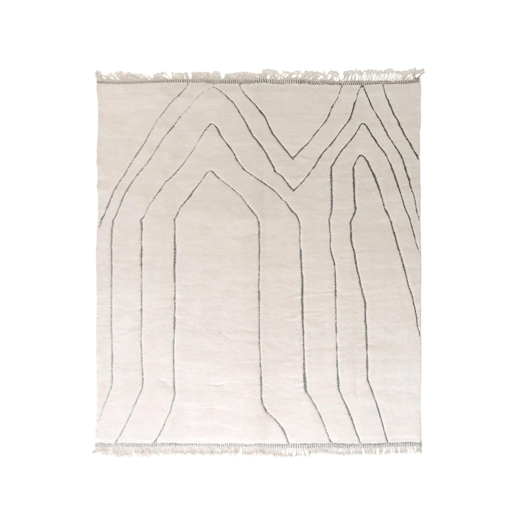 AFK Living vloerkleed Berber - handgemaakt - Wol - 335 x 410 cm
