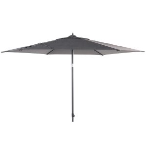 4 Seasons stokparasol Azzurro Charcoal Ø300 cm solefin 4 Seasons stokparasol Azzurro Charcoal Ø300 cm solefin