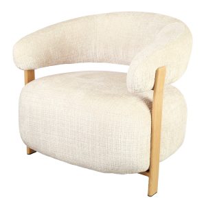DÉJA Living Fauteuil Kalmar – Beige/Naturel Stof – 76x71x70cm DÉJA Living Fauteuil Kalmar – Beige/Naturel Stof – 76x71x70cm