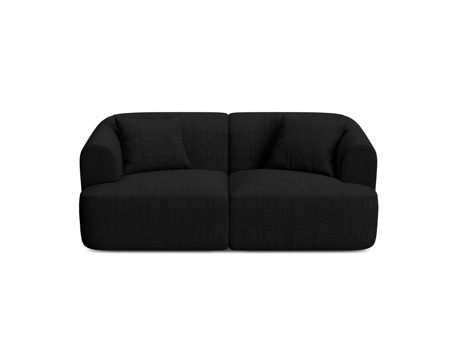 Cosmopolitan Design Modulaire bank Campi 2-zits, structurele stof zwar